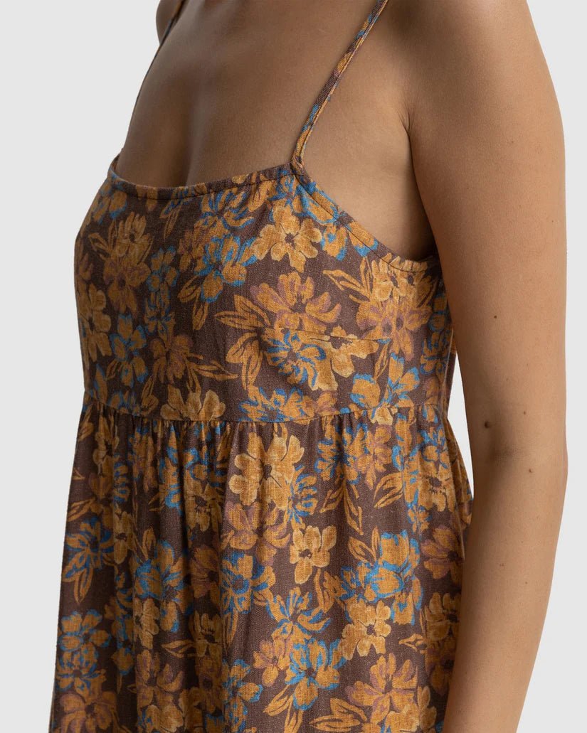 Oasis Floral - Robe Longue FemmeDressRhythm