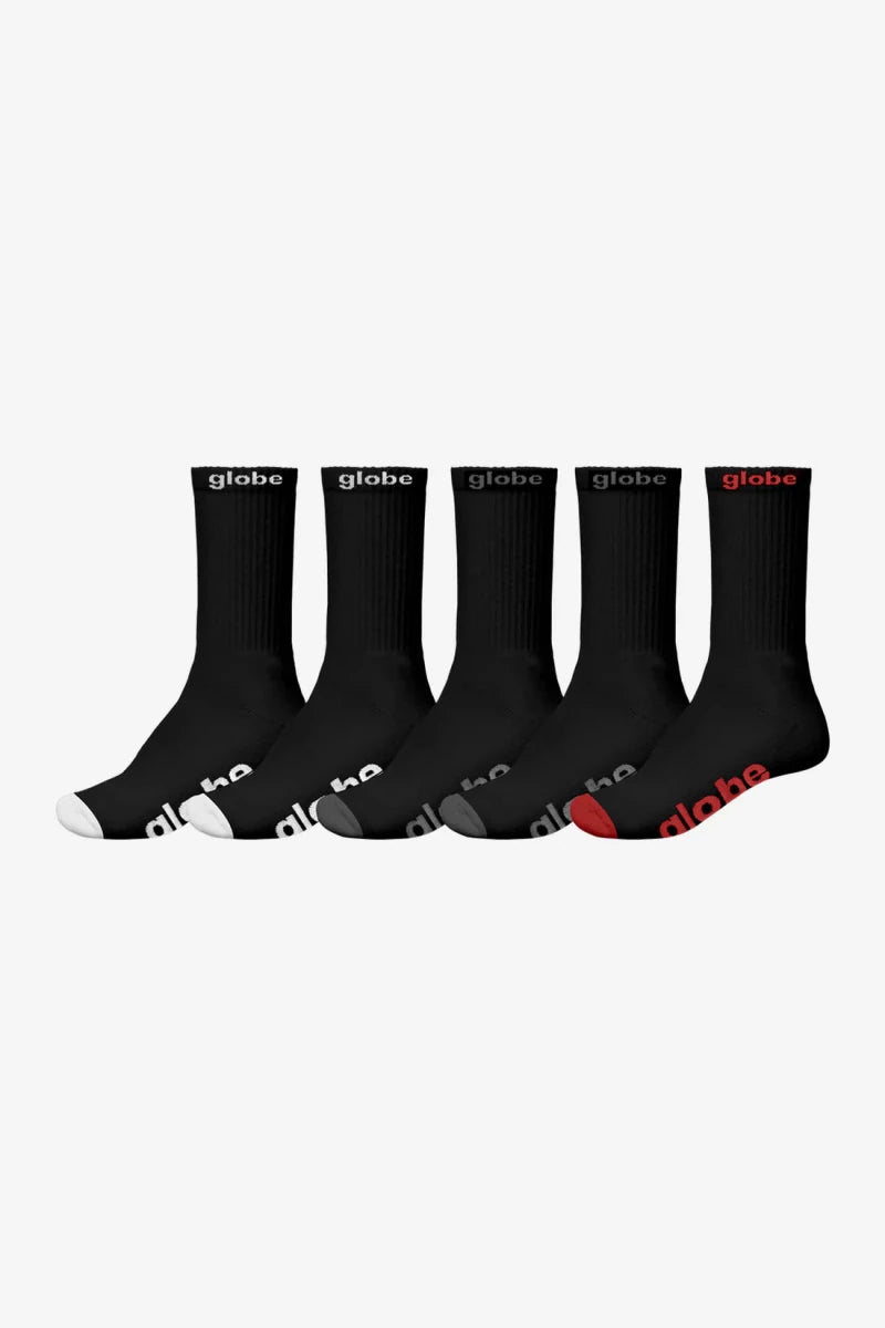 Og Hi Crew 39-44,5 - Chaussettes Pack 5ChaussettesGlobe