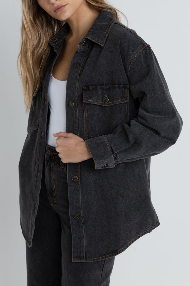 Oversized Denim - Veste FemmeVestesRhythm