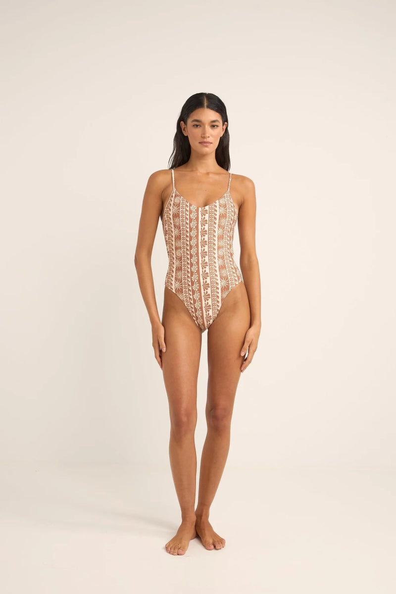 Seafarer Tie Back Minimal One Piece Femme#Maillots De BainRhythm