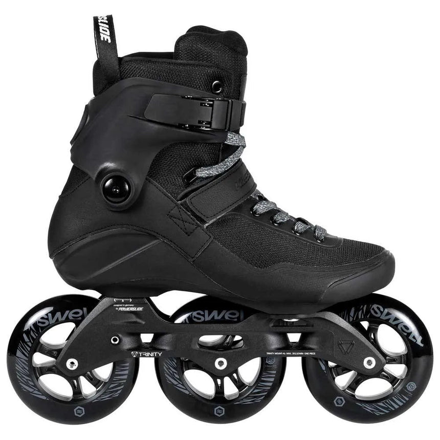 Swell Metalic Black 110#Rollers FitnessPowerslide