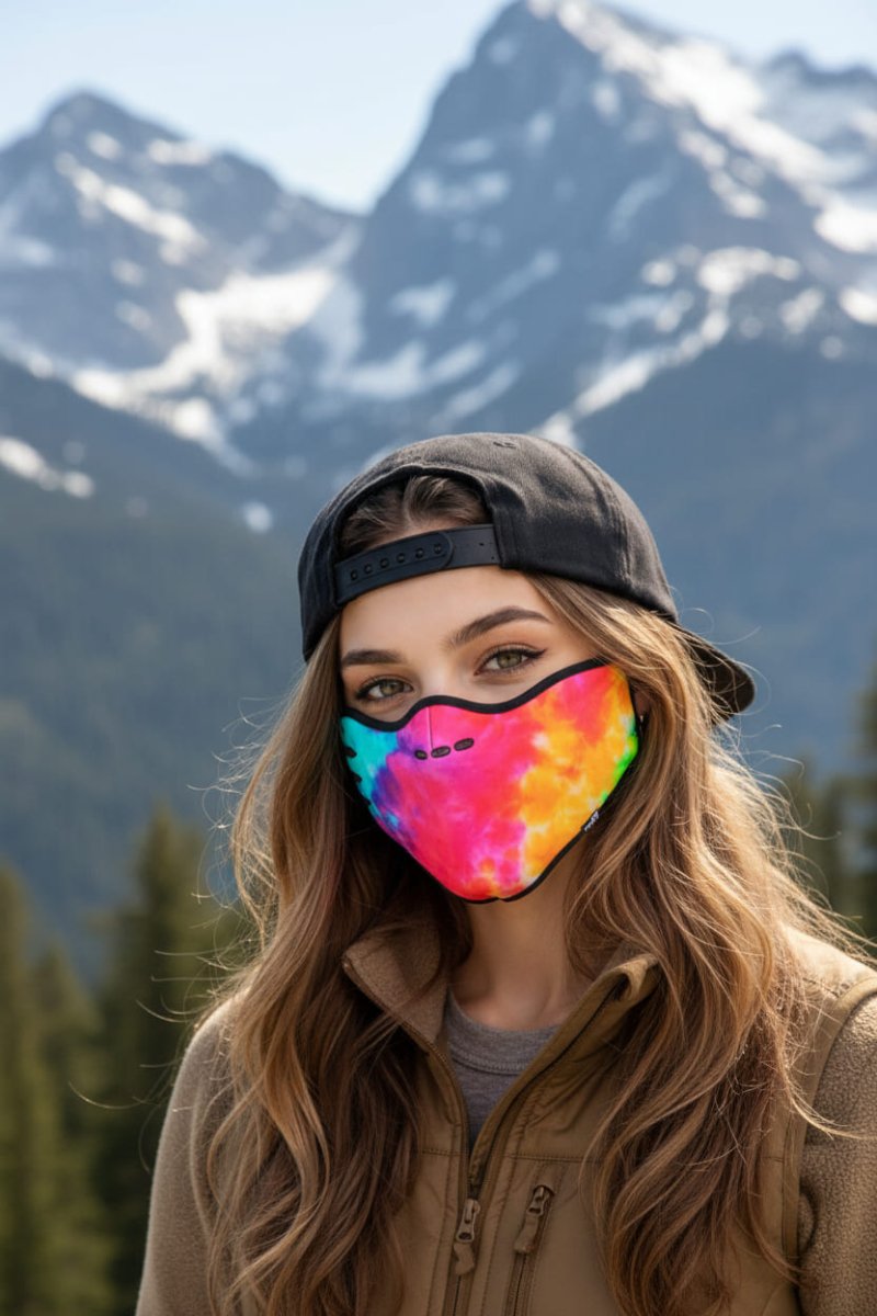 TIE DYE FACEMASK NEFFFacemaskNeff