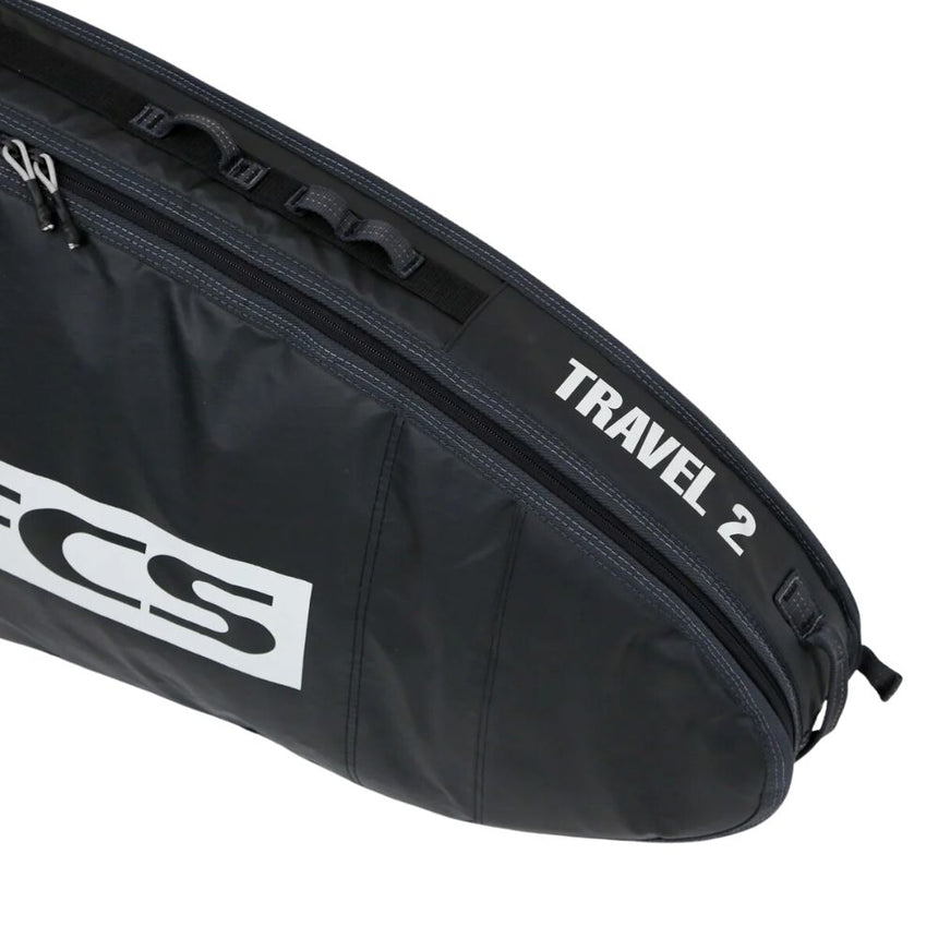 Travel 2 Wheelie Long Board Black/Grey housse de surfHousses SurfFcs