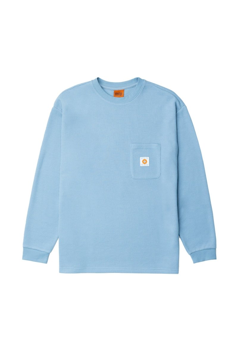 Vintage Pocket Waffle - T Shirt Homme Manches LonguesTee ShirtsRhythm