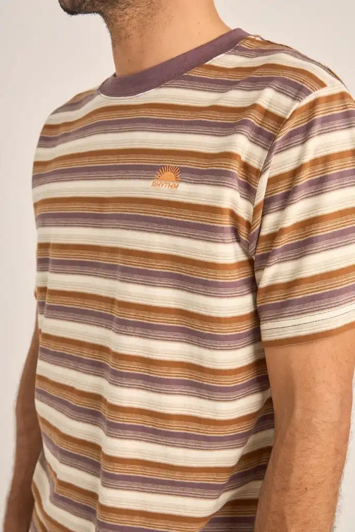 Vintage Stripe Ss T-Shirt Homme#Tee ShirtsRhythm
