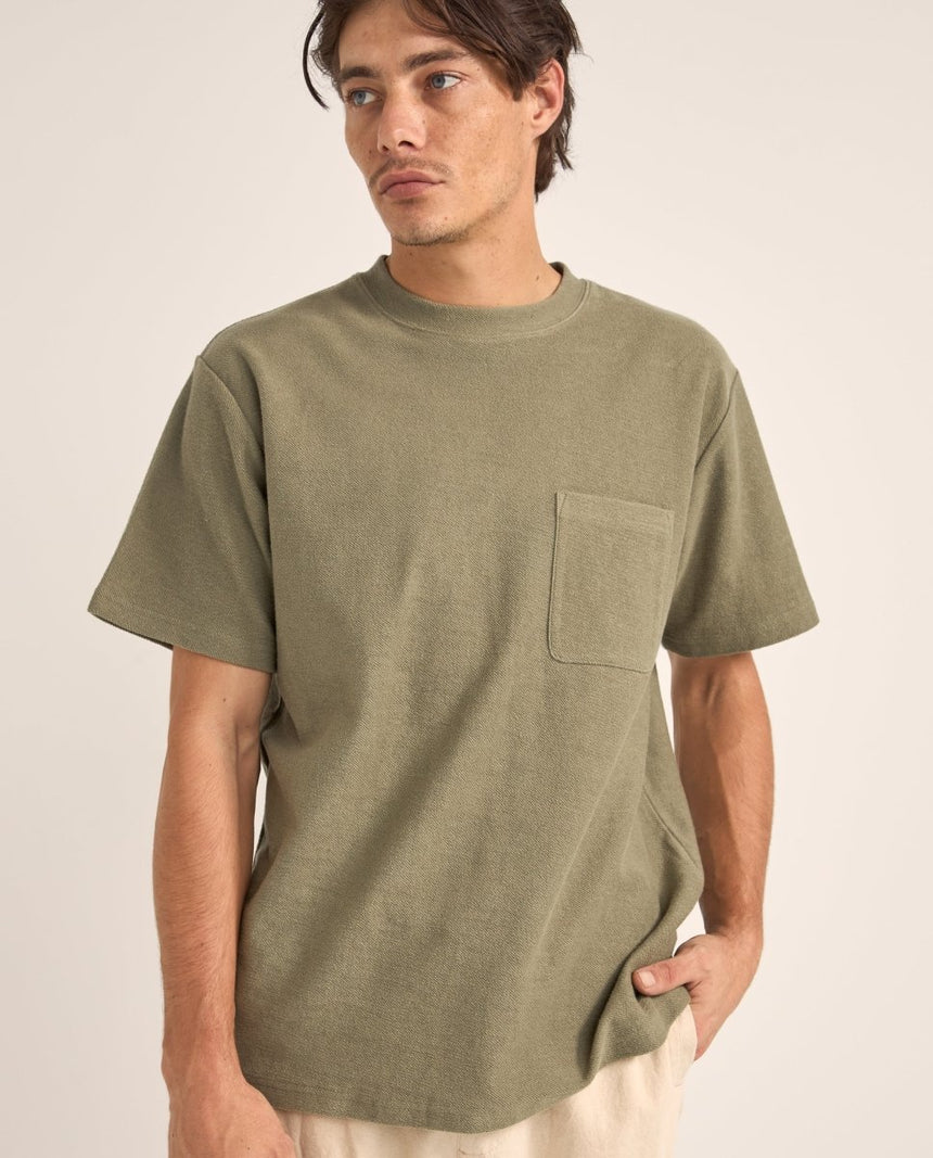 Vintage Terry Ss T-Shirt Homme#Tee ShirtsRhythm