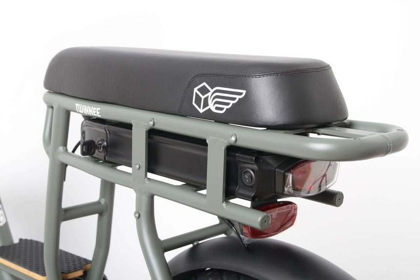 Voltaway Twinnee Vélo Electrique Bi-Place FeldgrauHawaiiSurf