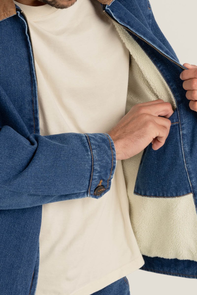 Washed Denim James - Veste HommeVestesRhythm
