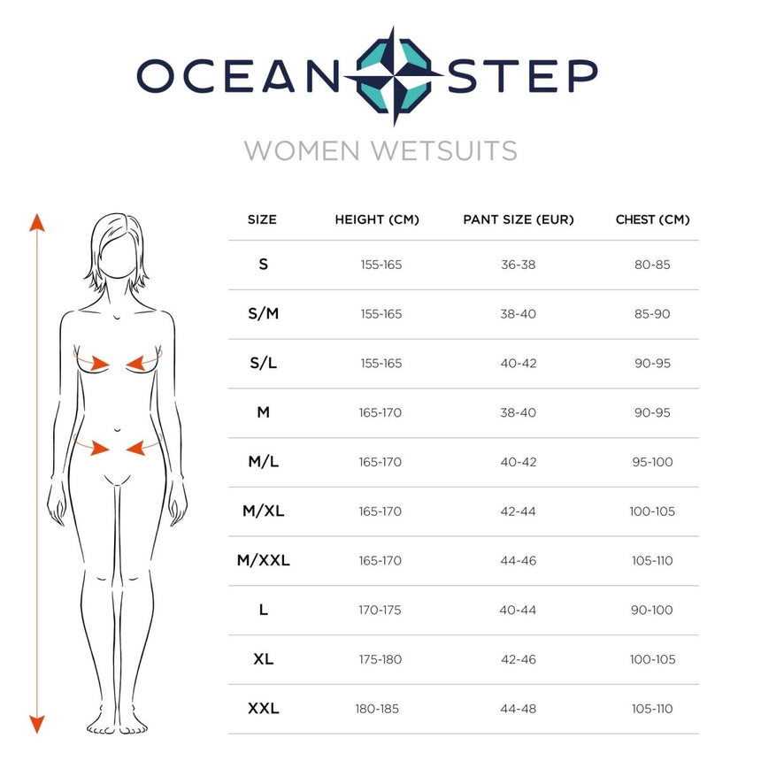 2/2 Dual Zip Shorty Longe Cote Femme#ShortyOcean Step