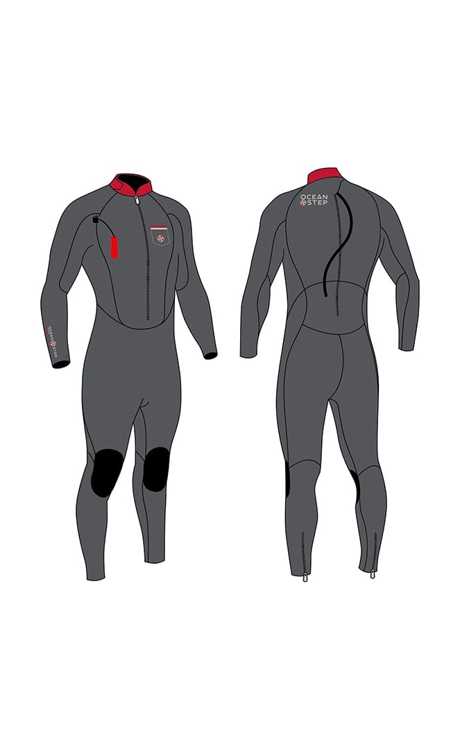 3/2 Dual Zip Combinaison Longe Cote Homme#SteamersOcean Step