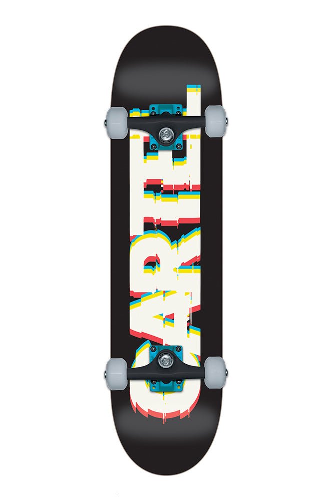 Cartel Glitch Black Complete Skateboard 7.5#.Cartel