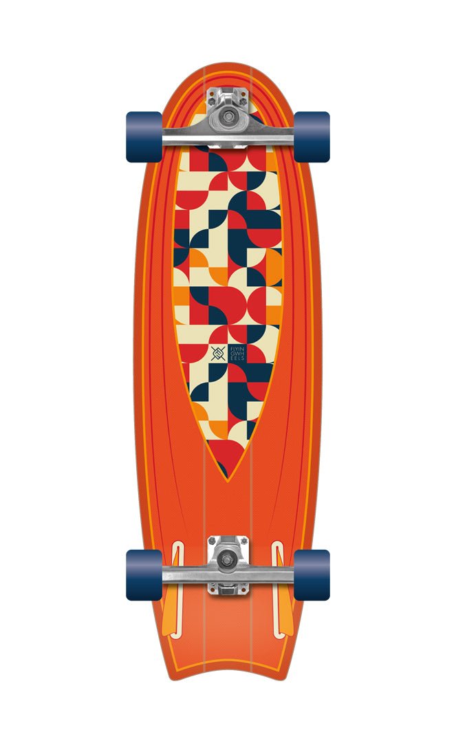 Flying Wheels Buttons Surfskate 31#ClassicFlying Wheels