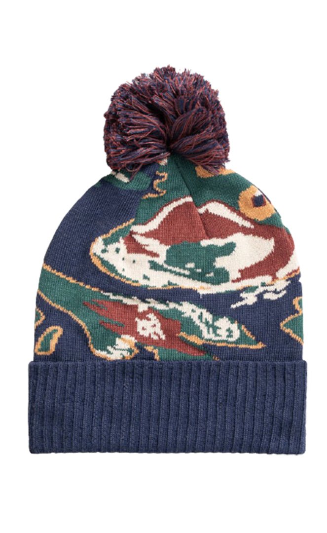Novelty Pom Bonnet#BonnetsUnited By Blue