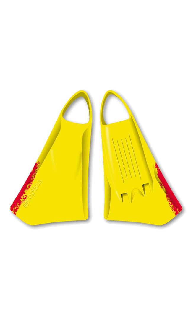 Option 2 Yellow/Red Palmes De Bodyboard#PalmesSniper