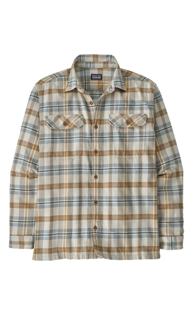 Organic Cotton Fjord Flannel Chemise Manches Longues Homme#ChemisesPatagonia