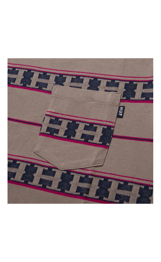 Palisades Stripe Tee Shirt Homme#Tee ShirtsHuf