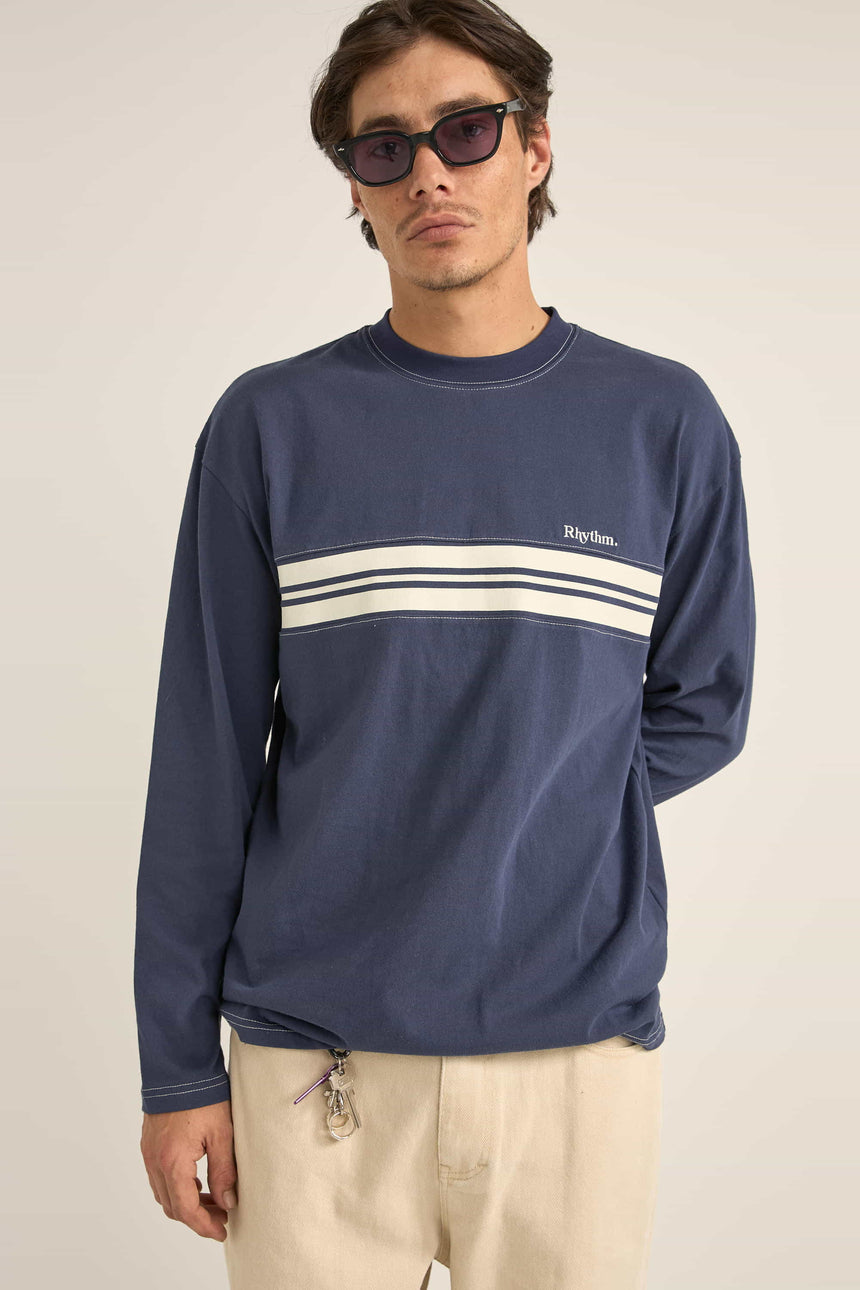 Vintage Paneel L/S - T-Shirt Man
