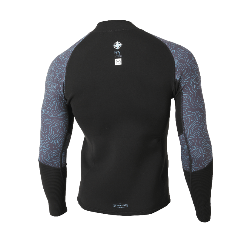 2/2 Optimizer Frontzip Neotop - Combinaison Longe Cote HommeTopsOcean Step