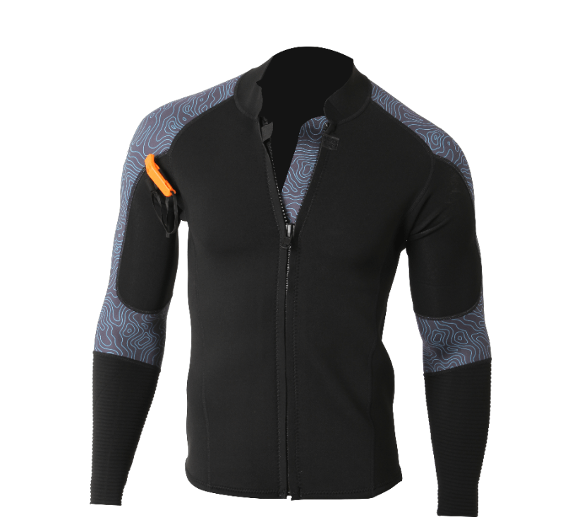 2/2 Optimizer Frontzip Neotop - Combinaison Longe Cote HommeTopsOcean Step