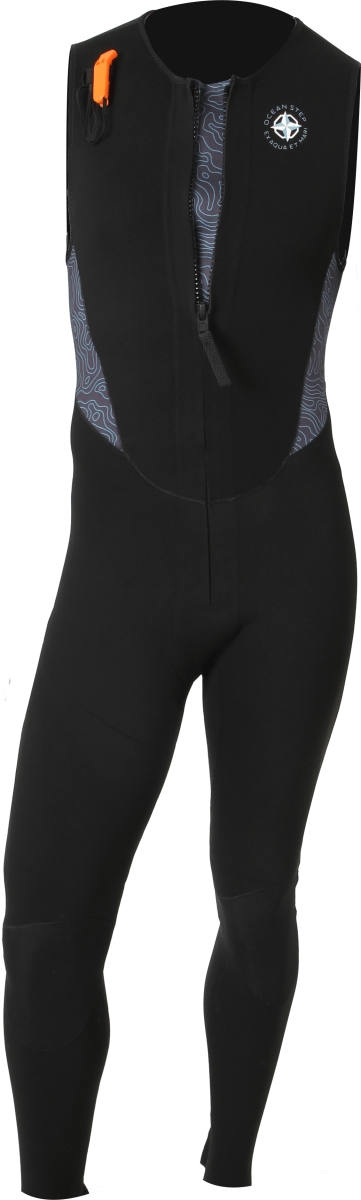 3/2 LONGJOHN Optimizer Front Zip Men#Long JohnOcean Step