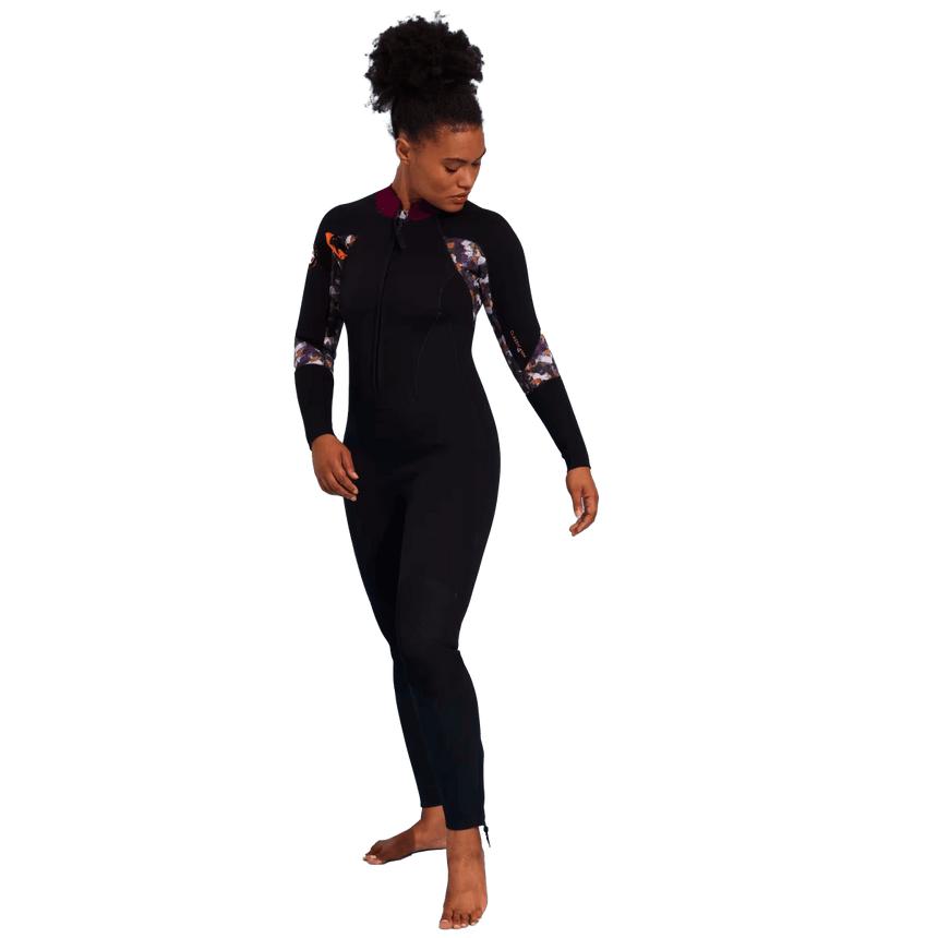4/3 Dual Zip Full Suit Combinaison Longe Cote Femme#SteamersOcean Step