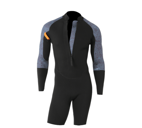 4/3 Shorty Optimizer Dual Zip - Combinaison Longe Cote HommeShortyOcean Step