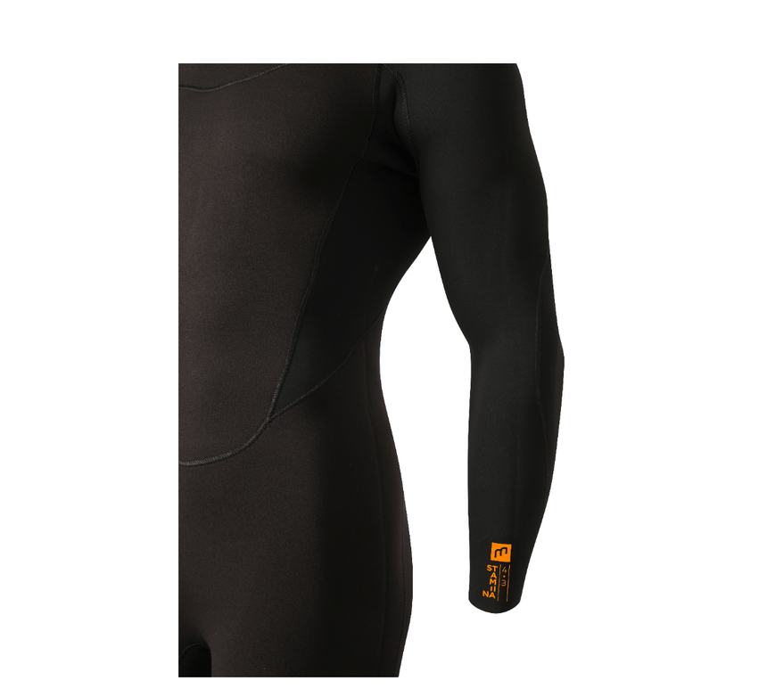 4/3 Stamiina - Zip Dos L/S Combinaison Surf HommeSteamersMdns