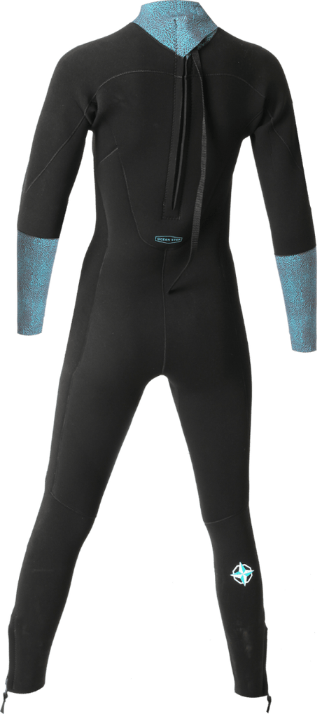 5/4 Dual Zip Combinaison Longe Cote Femme#SteamersOcean Step