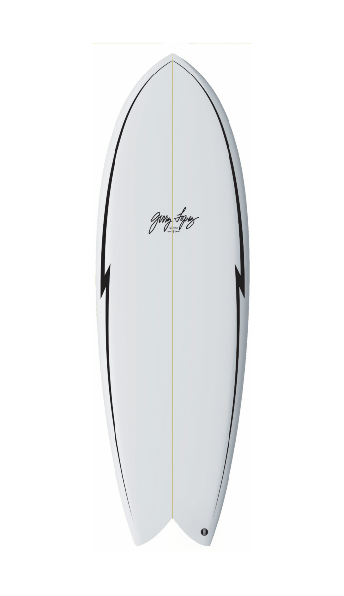 5'4" Gerry Lopez Something Fishy Fusion HD FCS II - Planche Surf FishFishSurftech