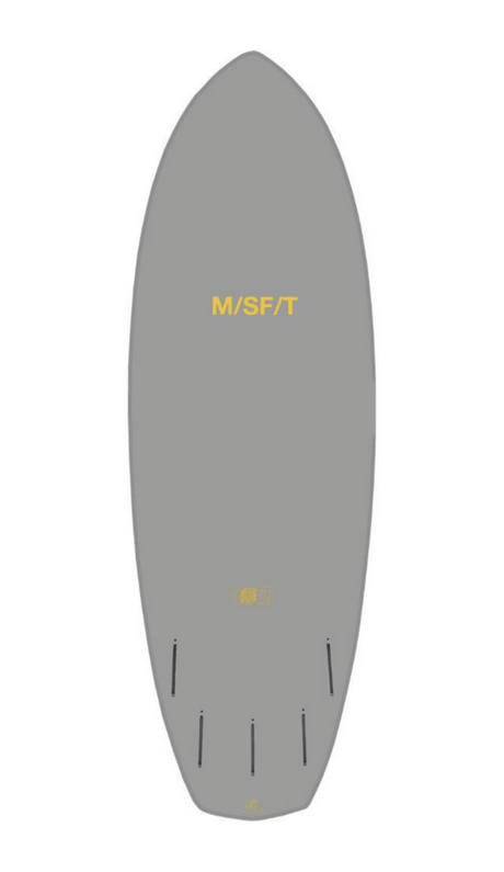 5'6" Misfit Dope Machine SW Futures ART - Planche Surf HybrideFunboard / HybrideSurftech