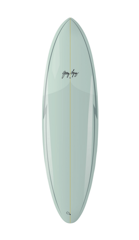 7'6" Gerry Lopez Midway Fusion Poly FCS II - Planche Surf MidlenghtFunboard / HybrideSurftech