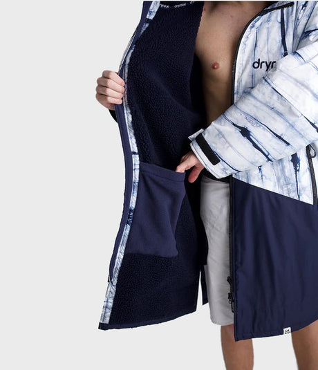 Advance - Poncho Impermeable Zippé Adulte Manches Longues BleuPonchosDryrobe