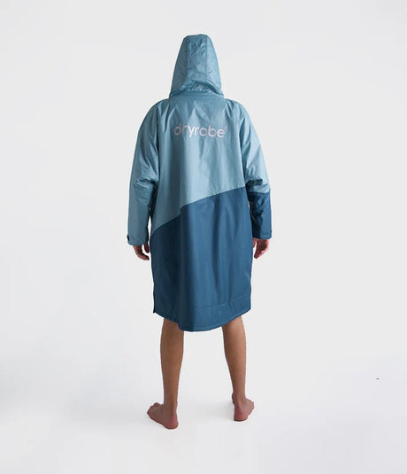Advance - Poncho Impermeable Zippé Adulte Manches Longues Bleu / GrisPonchosDryrobe