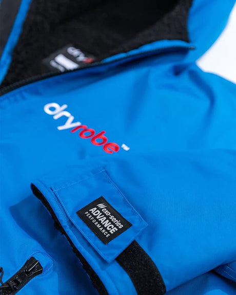 Advance - Poncho Impermeable Zippé Adulte Manches Longues Bleu / NoirPonchosDryrobe