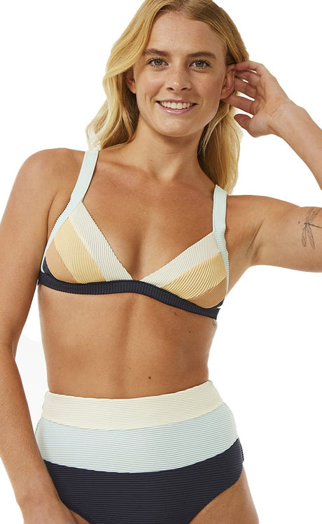 Block Party Spliced Fixed Tri Maillot Femme#Maillots De BainRip Curl