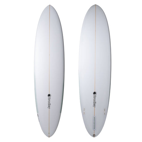 Bradley Nomad Fins Single + 2 Futures x 3 - Mid - LengthFunboard / HybrideBradley