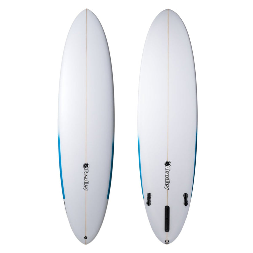 Bradley Nomad Fins Single + 2 Futures x 3 - Mid - LengthFunboard / HybrideBradley