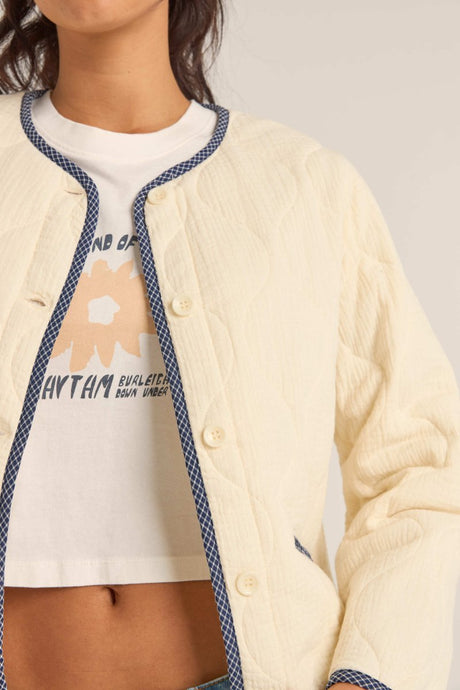 Check Quilted - Veste FemmeVestesRhythm