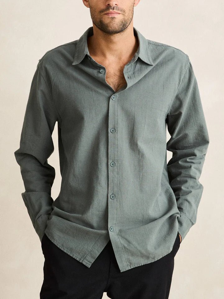Classic Linen - Chemise Homme Manches LonguesChemisesRhythm