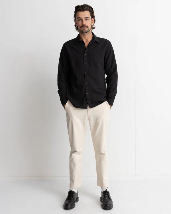 Classic Linen - Chemise Manches Longues HommeChemisesRhythm