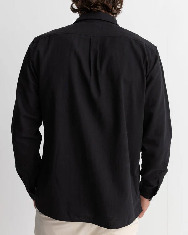 Classic Linen - Chemise Manches Longues HommeChemisesRhythm