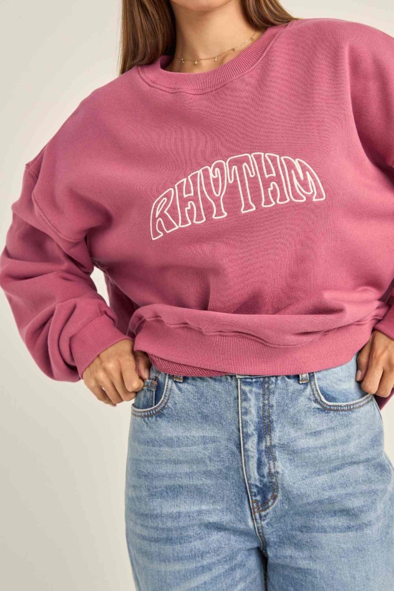 College Crew Neck - Sweat FemmeSweatsRhythm