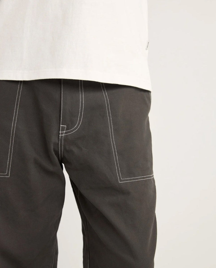 Contrast Stitch Carpenter Pantalon Homme#PantalonsRhythm
