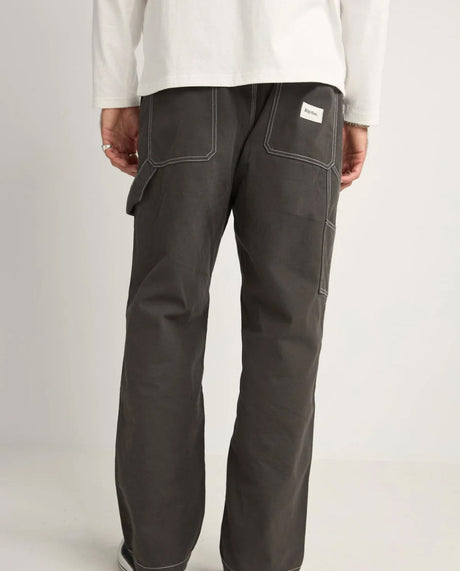Contrast Stitch Carpenter Pantalon Homme#PantalonsRhythm