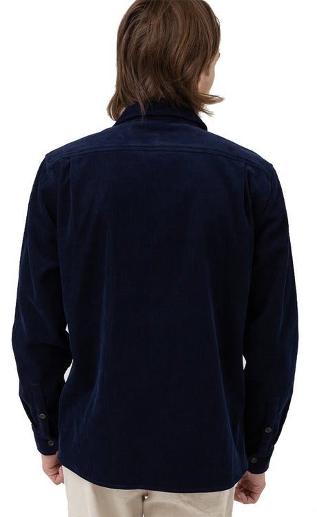 Corduroy Chemise Manches Longues Homme#ChemisesRhythm