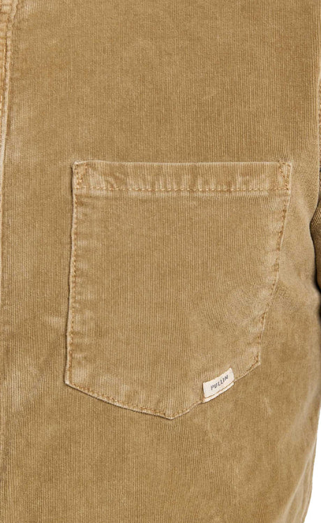 Corduroy Chemise S/S Homme#ChemisesPull - in