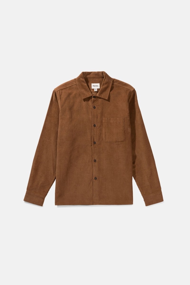 Corduroy Ls Chemise Manches Longues Velours Côtelé HommeChemisesRhythm