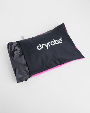 Cushion Cover - Taie D'Oreiller De Voyage Noir Rose#AccessoriesDryrobe