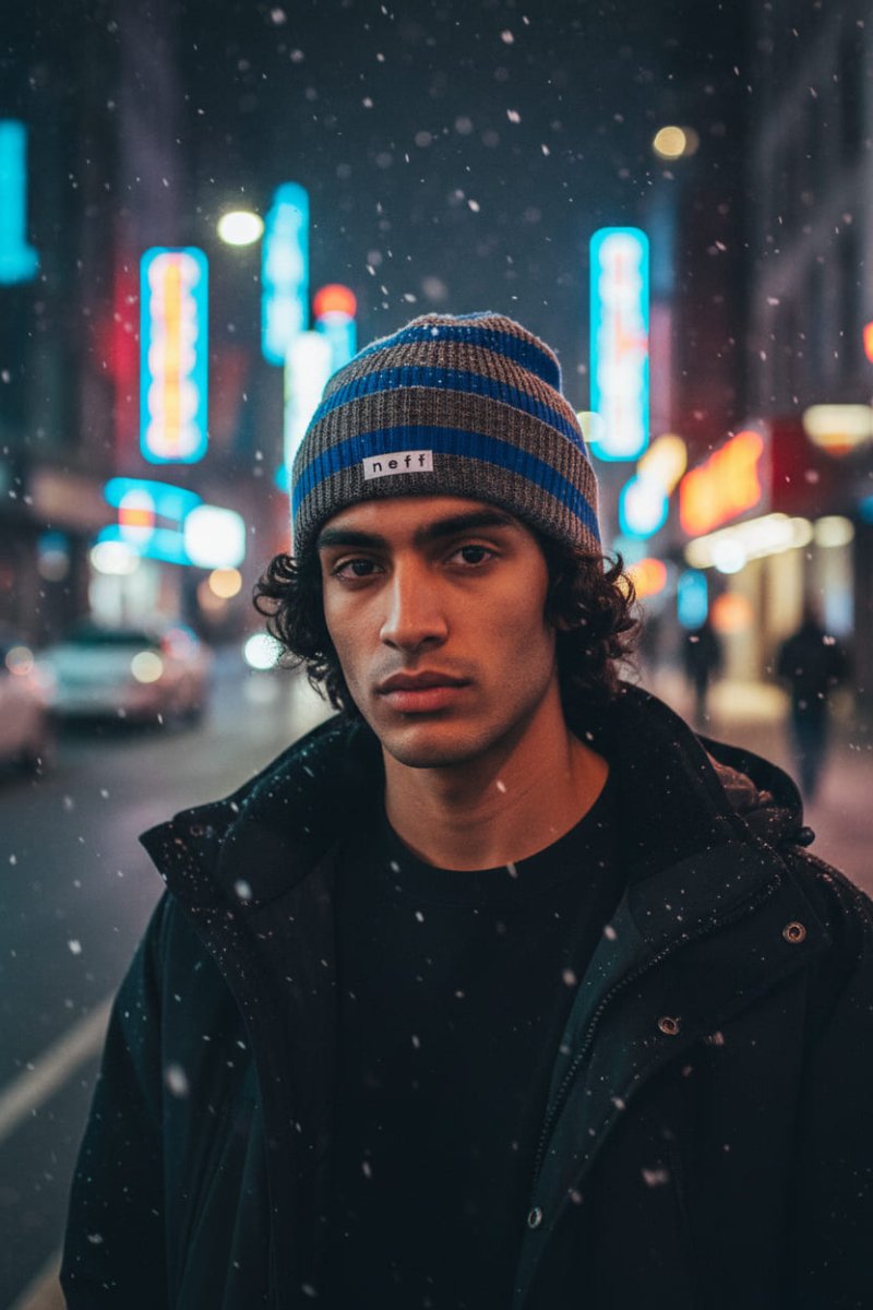 DAILY STRIPE BEANIE NEFFBonnetsNeff