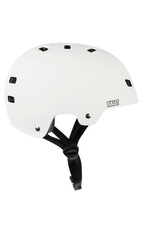 Deluxe T35 Casque Skate Roller Matt White Adulte#CasquesBullet